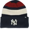 Fashion 47 Brand New York Yankees Clubhouse Jennings 47 Beanie Navy Cuff - Blue