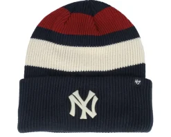 Fashion 47 Brand New York Yankees Clubhouse Jennings 47 Beanie Navy Cuff - Blue
