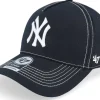 Adjustable-47 Brand New York Yankees Contrast Stitch Mvp Dt /White A-frame Adjustable - Black