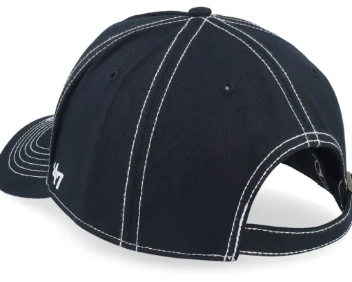 Adjustable-47 Brand New York Yankees Contrast Stitch Mvp Dt /White A-frame Adjustable - Black