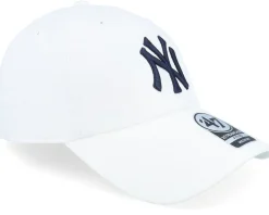 Outlet 47 Brand New York Yankees MLB 47 Franchise Cap White Unconstructed Fitted -