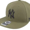 Snapback-47 Brand New York Yankees MLB Ballpark Camo Captain Sandalwood Snapback - Green