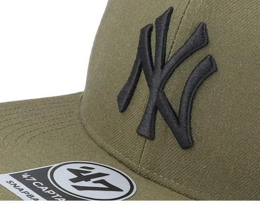 Snapback-47 Brand New York Yankees MLB Ballpark Camo Captain Sandalwood Snapback - Green