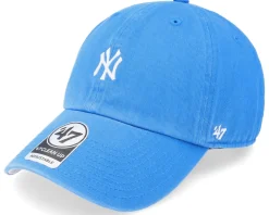 Dad Cap-47 Brand New York Yankees MLB Base Runner Clean Up Raz Dad Cap - Blue