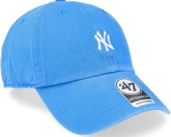 Dad Cap-47 Brand New York Yankees MLB Base Runner Clean Up Raz Dad Cap - Blue