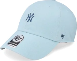 Dad Cap-47 Brand New York Yankees MLB Base Runner Clean Up Raz Dad Cap - Blue