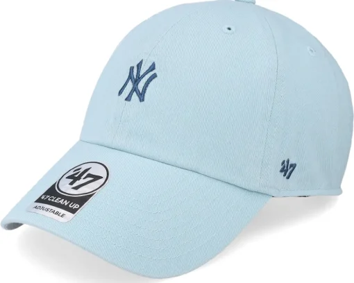 Dad Cap-47 Brand New York Yankees MLB Base Runner Clean Up Raz Dad Cap - Blue