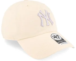 Dad Cap-47 Brand New York Yankees MLB Clean Up Natural Dad Cap -