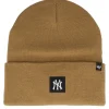 Cuff Beanies-47 Brand New York Yankees MLB Compact Alt Camel Cuff -