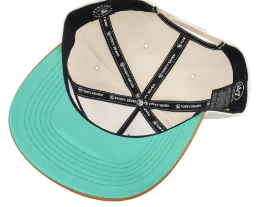 Best 47 Brand New York Yankees MLB Diamond 47 Hitch Cap Natural A-frame Adjustable - Beige