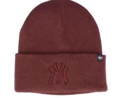 Fashion 47 Brand New York Yankees MLB Haymaker Dark Maroon Cuff - Red