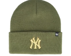 Cuff Beanies-47 Brand New York Yankees MLB Haymaker Sandalwood Cuff - Green