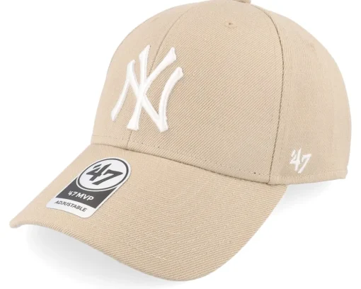 Best 47 Brand New York Yankees MLB Mvp Khaki Adjustable -