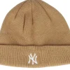Hot 47 Brand New York Yankees MLB Randle Camel Short Beanie -