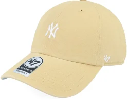 Dad Cap-47 Brand New York Yankees MLB Runner 47 Clean Up Goldenrod Dad Cap - Yellow