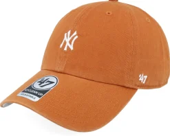 Dad Cap-47 Brand New York Yankees MLB Runner 47 Clean Up Goldenrod Dad Cap - Yellow