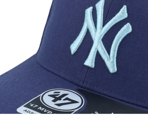 Adjustable-47 Brand New York Yankees MLB Zone 47 Mvp Dp Light Navy Adjustable - Blue