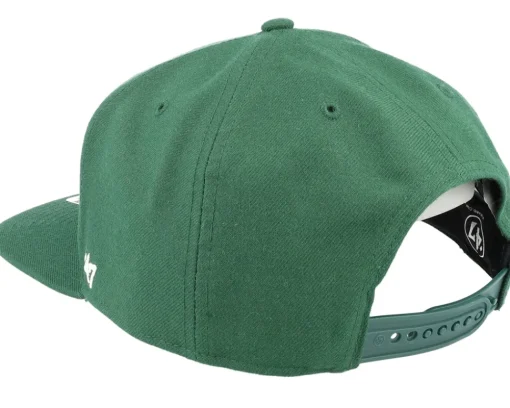 Snapback-47 Brand New York Yankees No Shot Captain Dark Green Snapback -