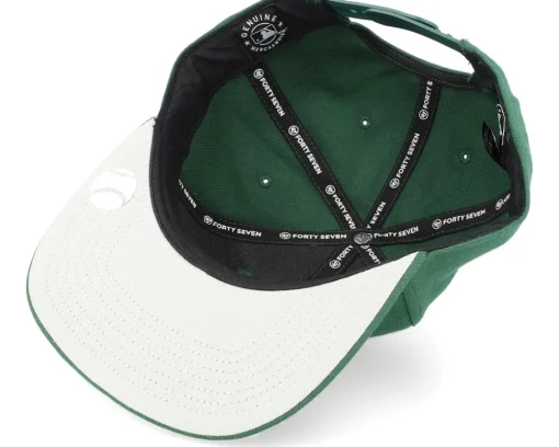 Snapback-47 Brand New York Yankees No Shot Captain Dark Green Snapback -