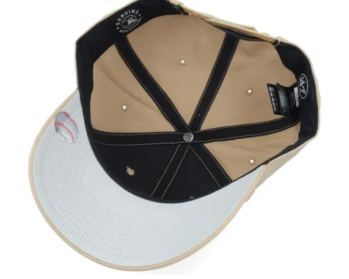 Adjustable-47 Brand New York Yankees Raised Basic Mvp Khaki/White Adjustable -