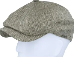 Fashion Wigéns Newsboy Classic Cap 506 Olive Flat Cap -