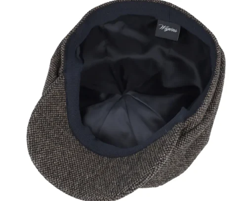 Flat Caps-Wigéns Newsboy Classic Cap Flat Cap - Brown