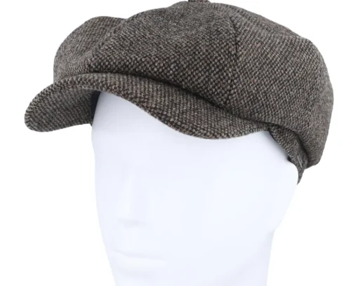 Flat Caps-Wigéns Newsboy Classic Cap Flat Cap - Brown