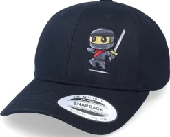 Adjustable-Kiddo Cap Ninja Silent Sweep Black Adjustable -