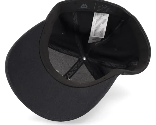 New Berzerk No Pain No Gain Round Logo Delta Black Flexfit -