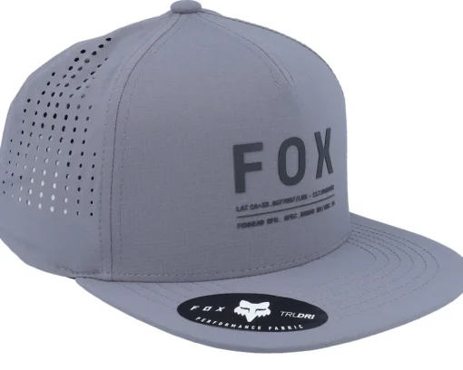 Snapback | Motor-Fox Non Stop Tech Steel Grey Snapback -