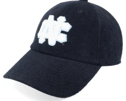 Adjustable-Mitchell & Ness North Carolina Tar Heels Terry Cloth Strapback Adjustable - Black