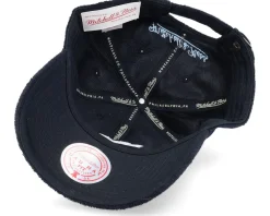 Adjustable-Mitchell & Ness North Carolina Tar Heels Terry Cloth Strapback Adjustable - Black