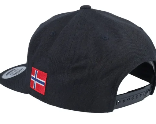 Sale Army Head Norway Army Skull Snapback - Black