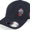 Flexfit-Army Head Norway Army Skull Wooly Combed Flexfit - Black