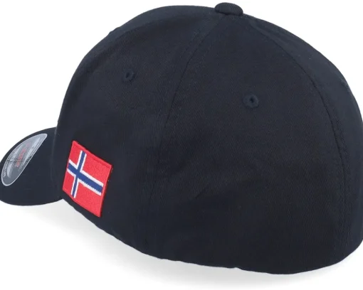 Flexfit-Army Head Norway Army Skull Wooly Combed Flexfit - Black
