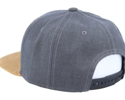 Best Iconic Norway Map Patch Dark Heather Grey/Suede Snapback -