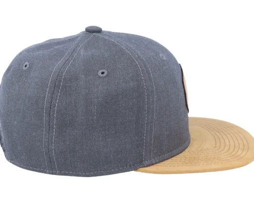 Best Iconic Norway Map Patch Dark Heather Grey/Suede Snapback -