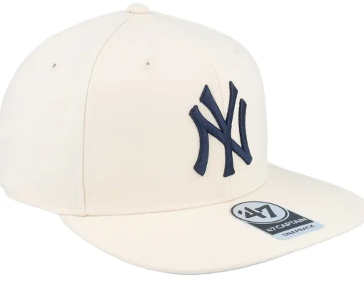 Best 47 Brand NY Yankees No Shot Natural Snapback -