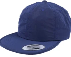 New Yupoong Nylon Cap Navy Fitted -