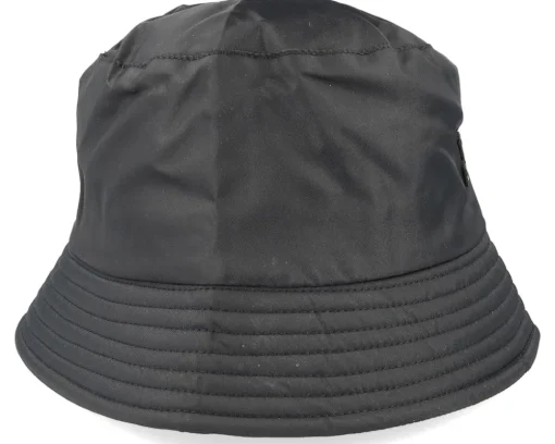 Outlet Lyle & Scott Nylon Hat Jet Black Bucket -