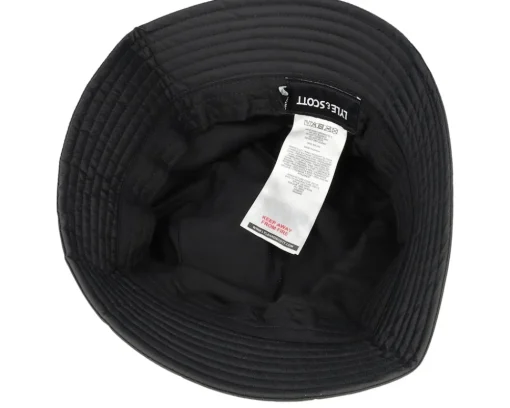 Outlet Lyle & Scott Nylon Hat Jet Black Bucket -