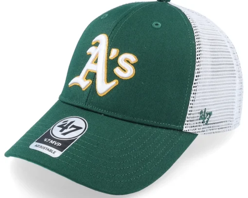 Trucker-47 Brand Oakland Athletics Branson Mvp Dark Green Trucker -