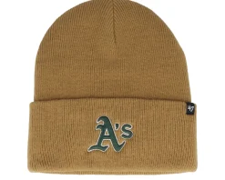 Best 47 Brand Oakland Athletics MLB Haymaker Camel Cuff - Beige