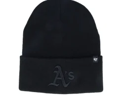 New 47 Brand Oakland Athletics MLB Haymaker 47 Knit Oat Black Cuff -