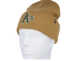 Best 47 Brand Oakland Athletics MLB Haymaker Camel Cuff - Beige