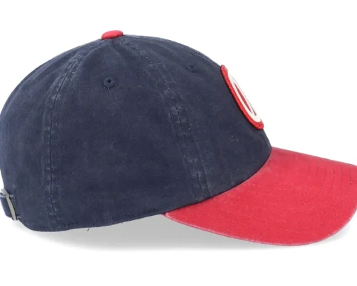 Dad Cap-American Needle Oakland Oaks Archive Navy/Dark Red Dad Cap -