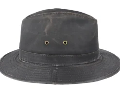 Best MJM Hats Oakwood Antique Cotton 6 Brown Hat -