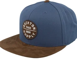 Snapback-Brixton Oath Iii Ombre Blue/Desert Palm Snapback -