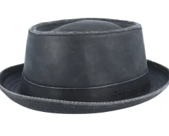 Pork Pie Hats-Stetson Odenton Black Pork Pie -