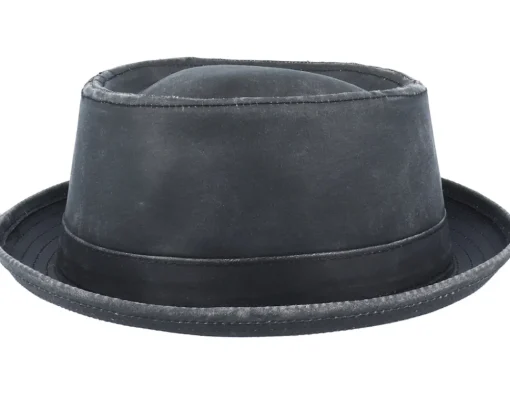 Pork Pie Hats-Stetson Odenton Black Pork Pie -